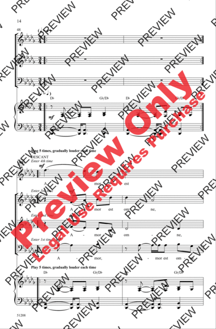 Beneath One Sun 3-Part scores gallery preview page 14