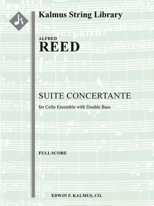 Suite Concertante for Cello Ensemble with Double Bass