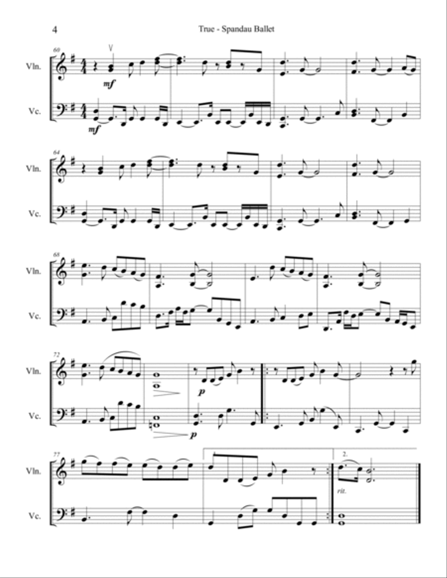 True Score and Parts scores gallery preview page 5