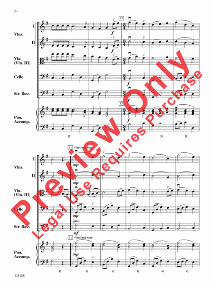 A Very Viola Christmas String Orchestra scores gallery preview page 7