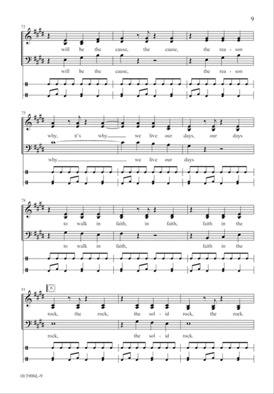 Upon This Rock 4-Part scores gallery preview page 10