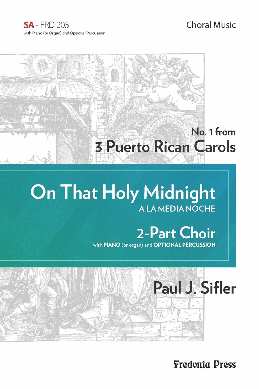 On That Holy Midnight for Women's Choir (SA) and Piano SA scores gallery preview page 1