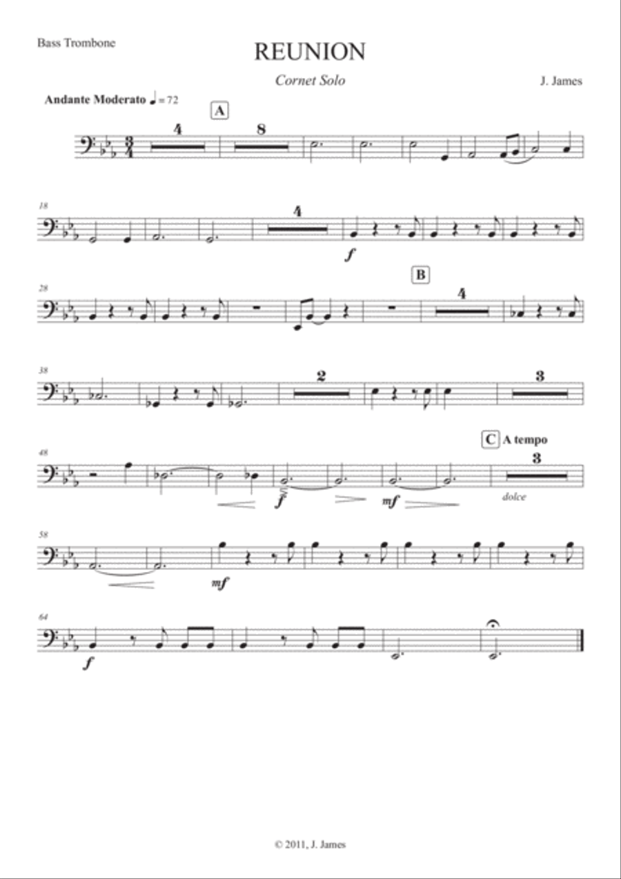 Reunion Brass Ensemble scores gallery preview page 1