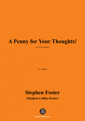 S. Foster-A Penny for Your Thoughts!,in C Major