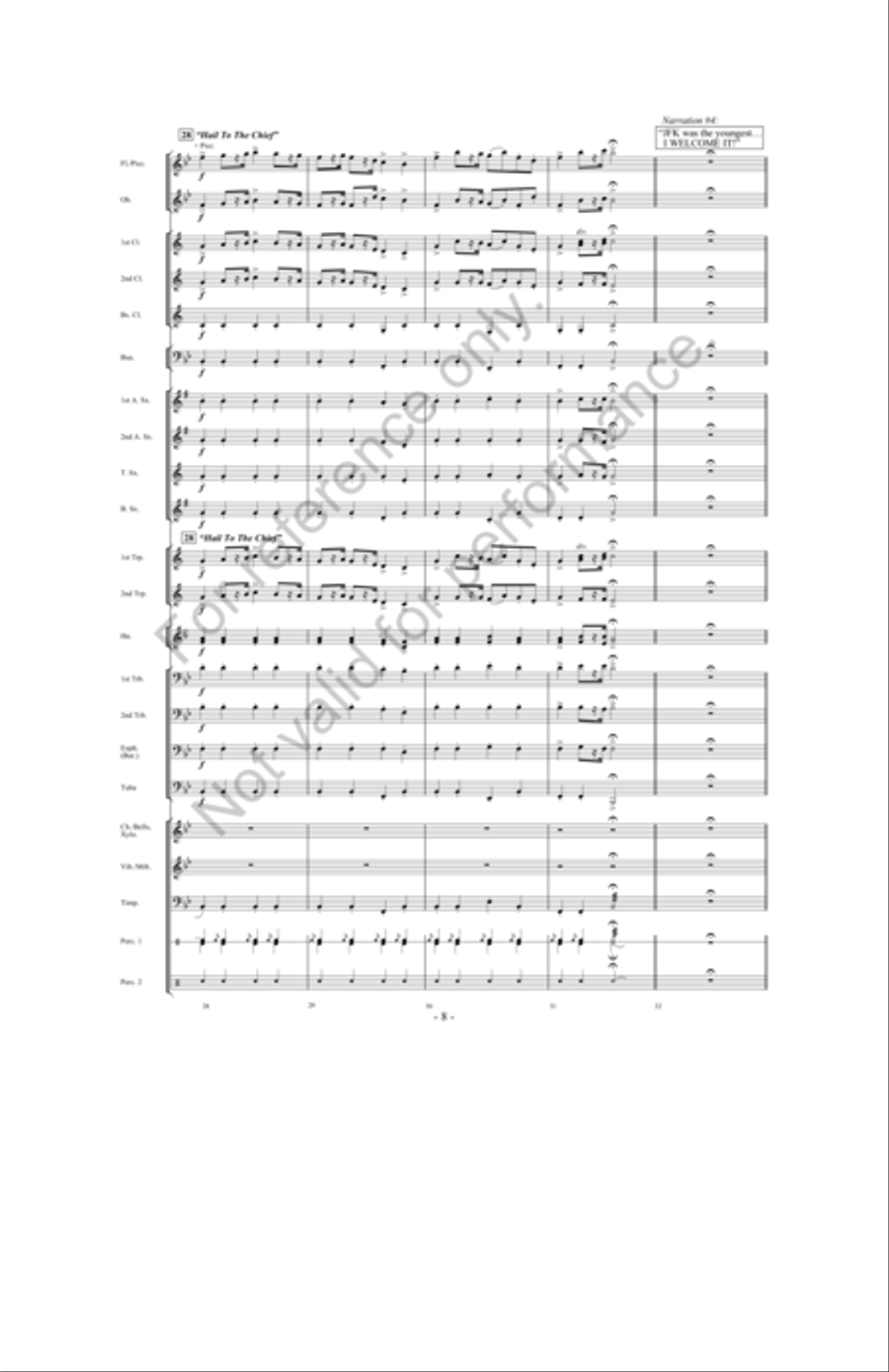 Ask Not Concert Band scores gallery preview page 7