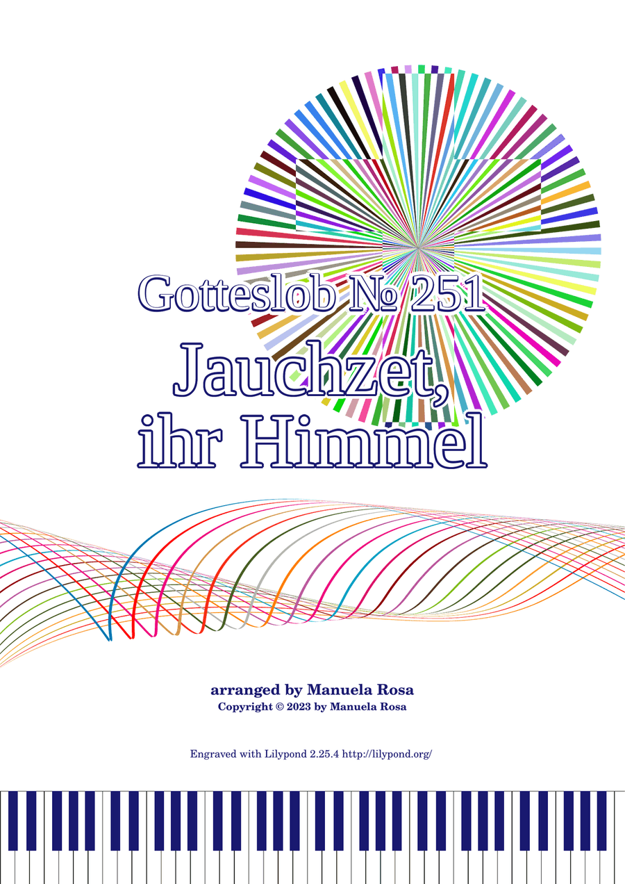 Jauchzet, ihr Himmel (Gotteslob 251) Piano Method scores gallery preview page 1