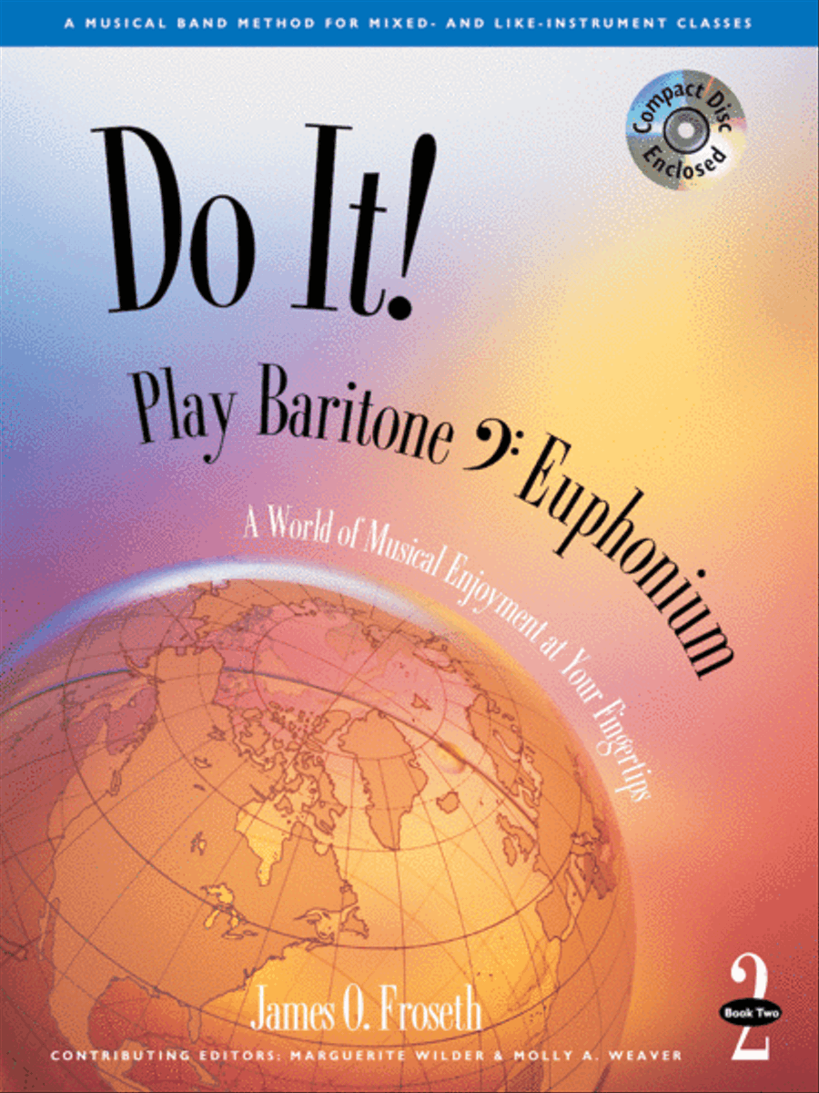Do It! Play Baritone BC / Euphonium - Book 2 with MP3s Concert Band Methods scores gallery preview page 1
