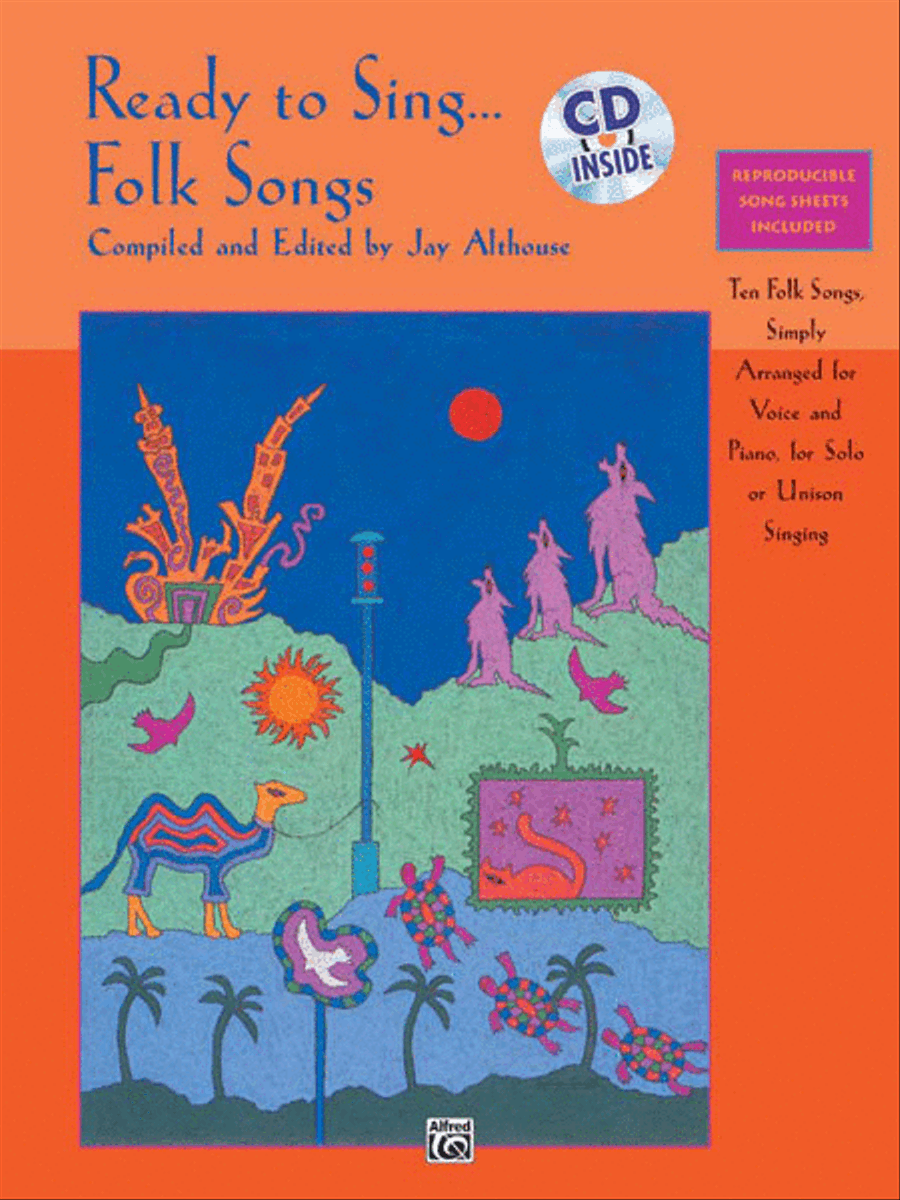 Ready to Sing . . . Folk Songs Voice scores gallery preview page 1