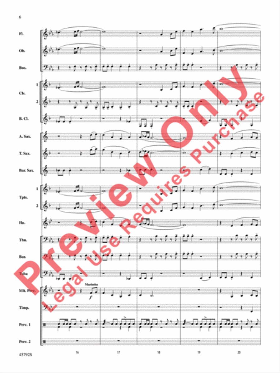 First Sun First Sun Concert Band scores gallery preview page 7