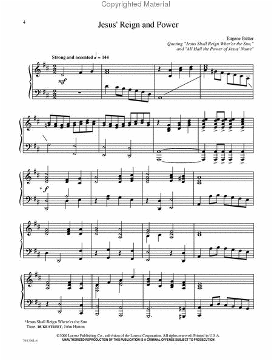 Hymn Medleys of the Faith for Piano Piano Solo scores gallery preview page 2
