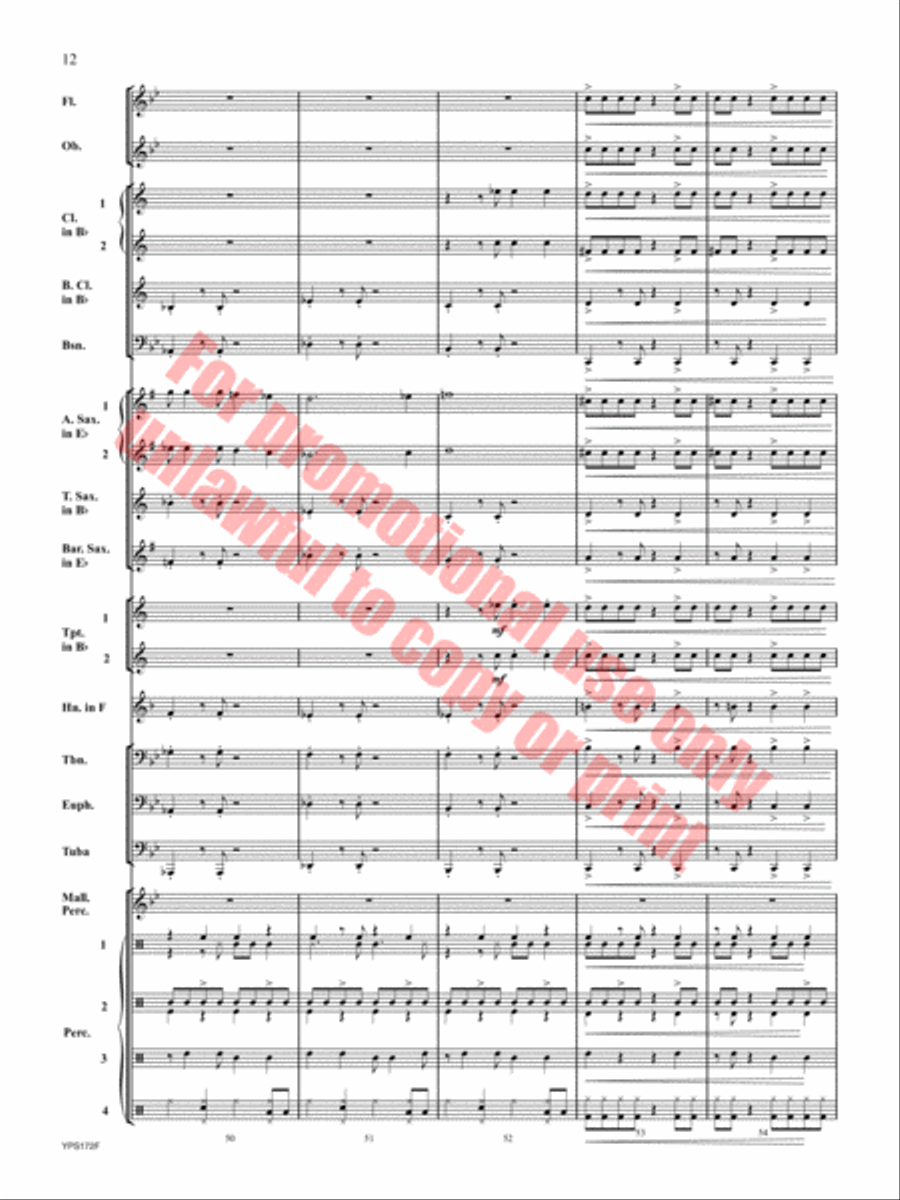 Chips and Salsa Concert Band scores gallery preview page 13