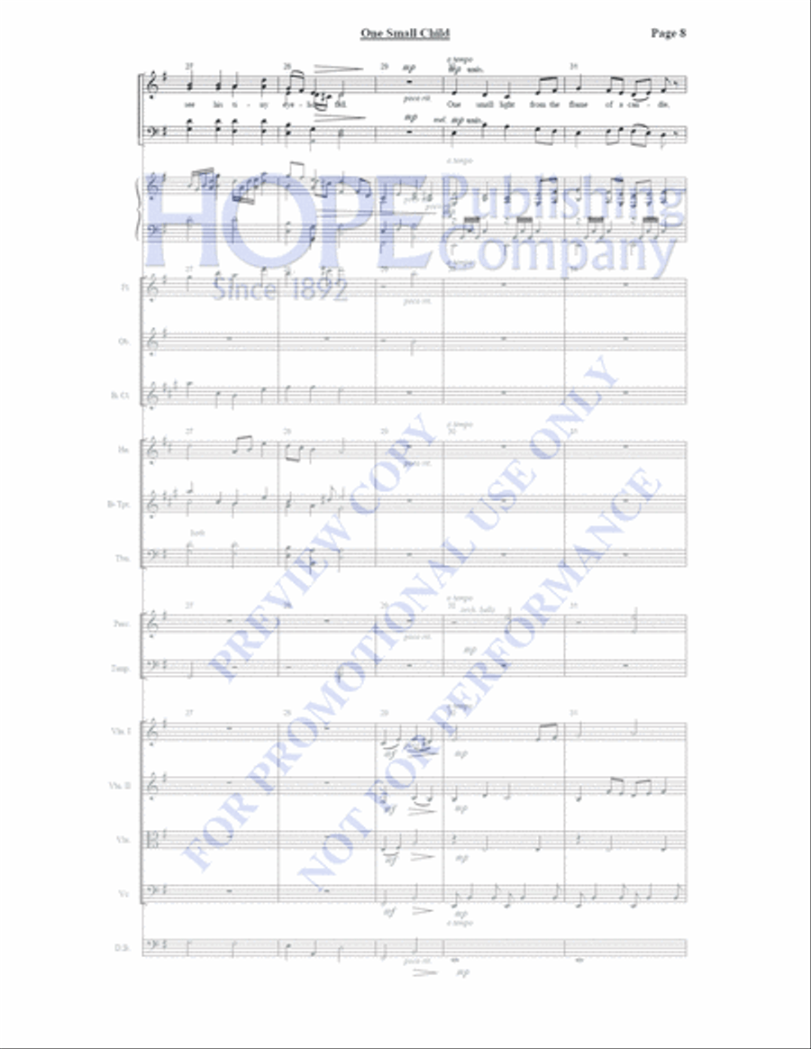 One Small Child Orchestra scores gallery preview page 9