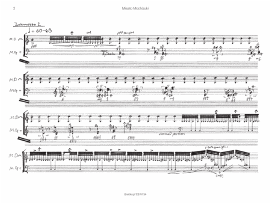 Intermezzi II Harp scores gallery preview page 3