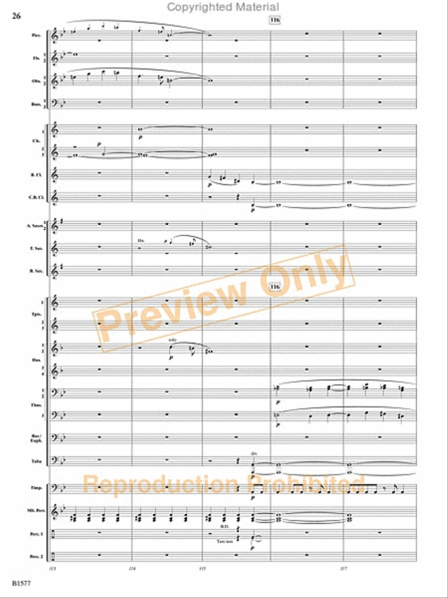 Evocatio Evocatio Concert Band scores gallery preview page 27