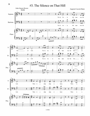 Silence on That Hill- SATB/Organ No. 3 from Cantata: Christ, Our Passover