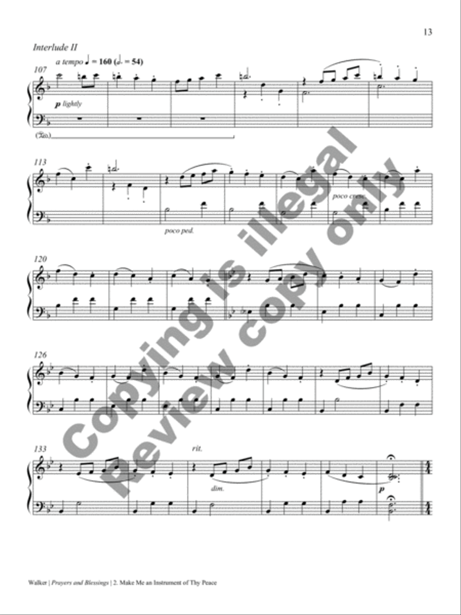 Prayers and Blessings Baritone Voice scores gallery preview page 19