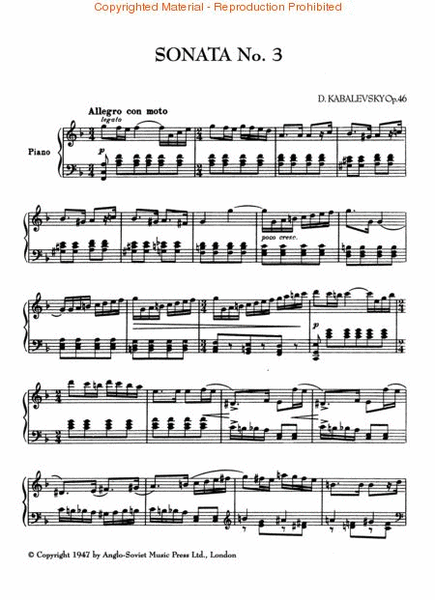 Piano Sonatas, Nos. 1–3