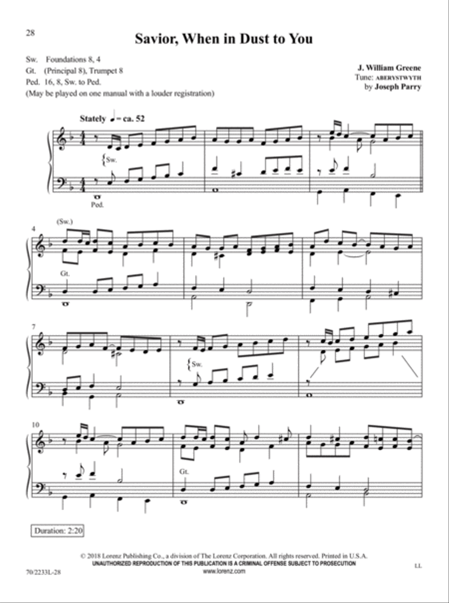 Easy Organ Library, Vol 67 Organ Solo scores gallery preview page 14