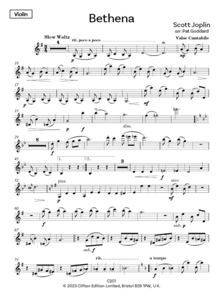 Joplin Rags: arr. Violin & Piano