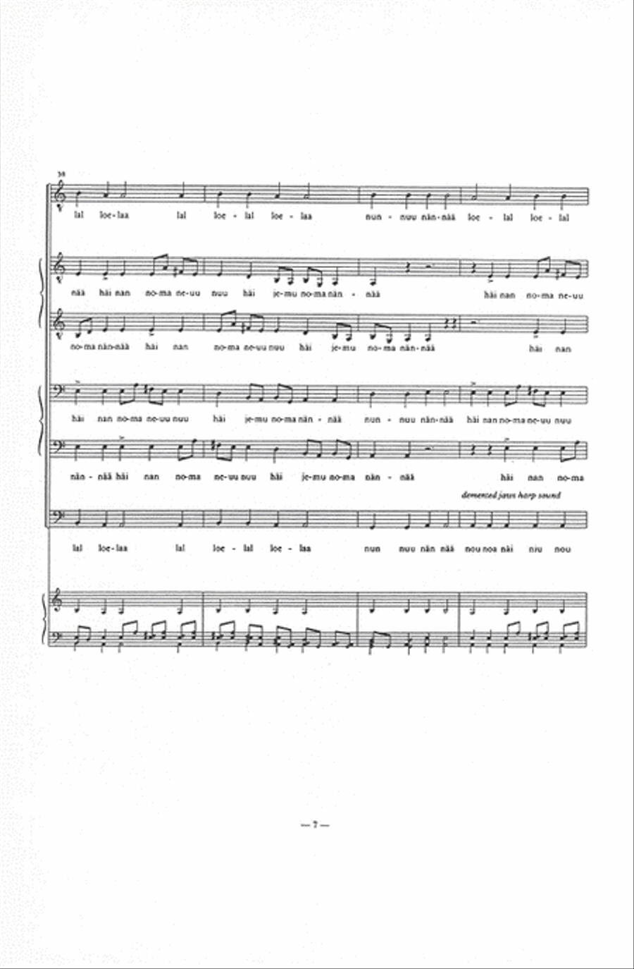 Pseudo-Yoik (TTBB) TTBB scores gallery preview page 8