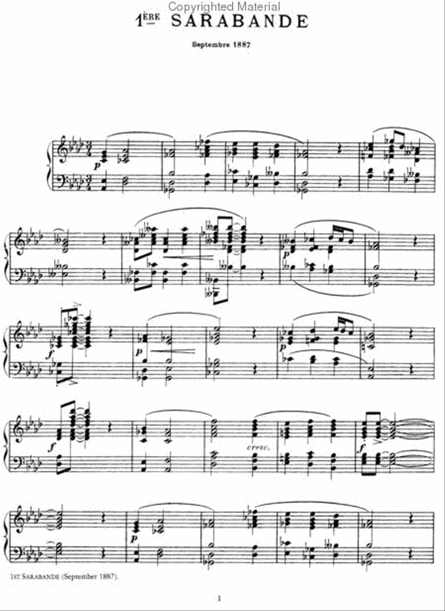 Gymnopédies, Gnossiennes and Other Works for Piano Piano Solo scores gallery preview page 4