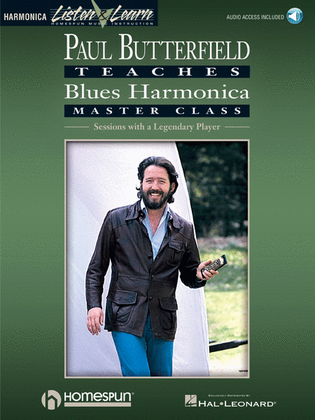 Book cover for Paul Butterfield – Blues Harmonica Master Class