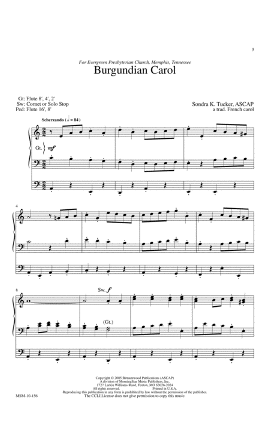 Christmas Around the World Seven Carol Settings Organ scores gallery preview page 3