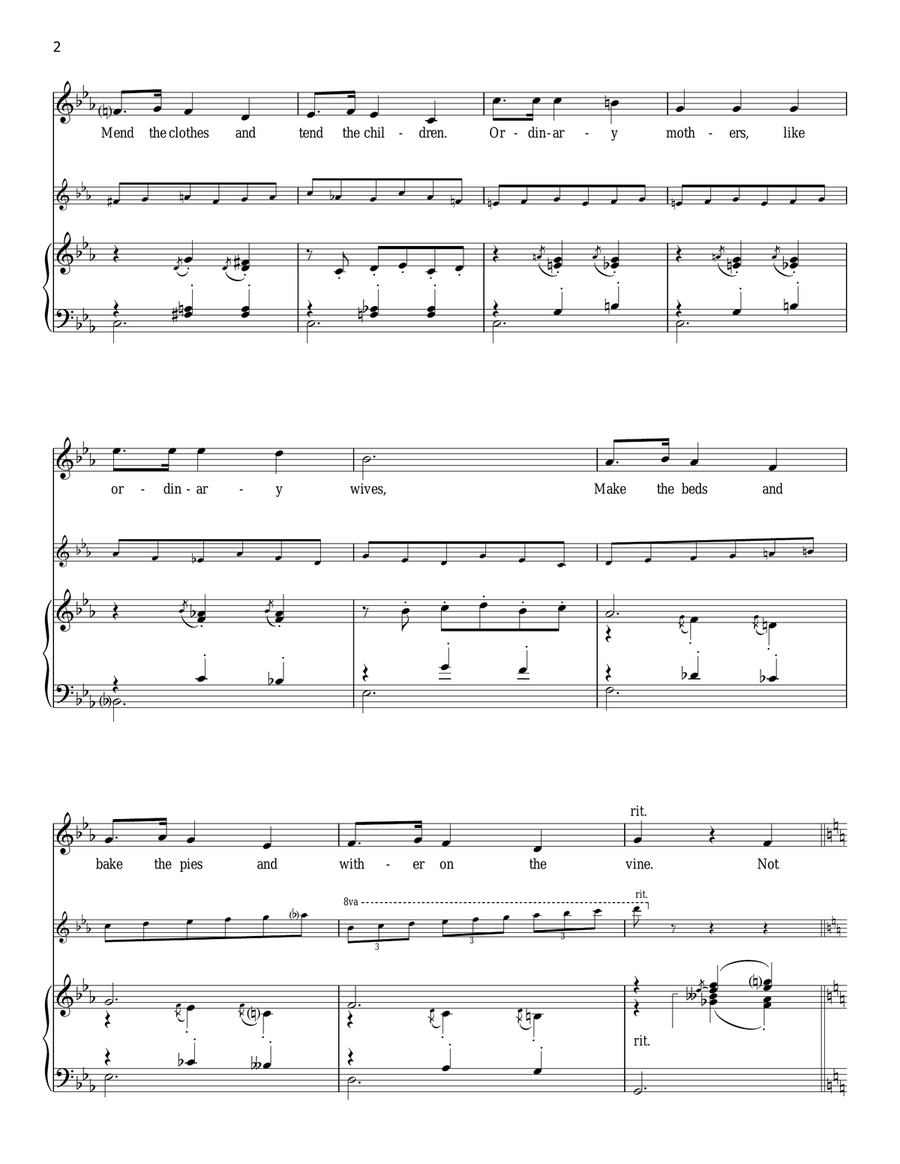 The Glamorous Life Piano, Vocal scores gallery preview page 2