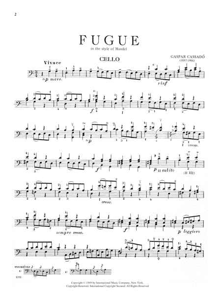 Fugue In C Major (Based On Handel)