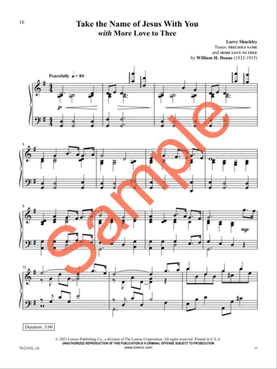 That Will Be Glory! Piano Solo scores gallery preview page 14