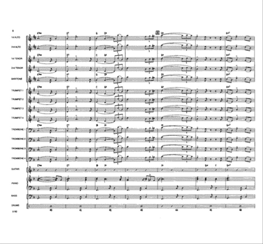 Away In A Manger Away In A Manger Jazz Ensemble scores gallery preview page 7
