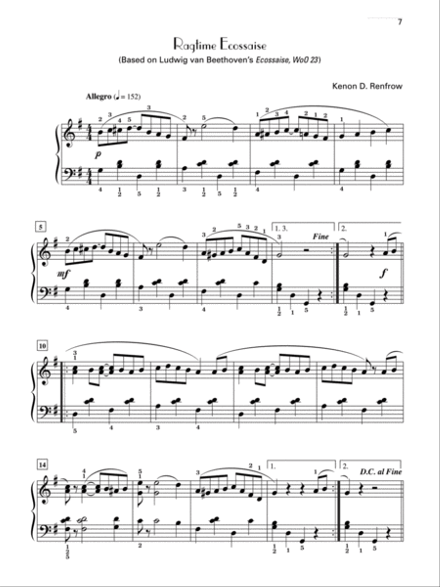 Repertoire and Ragtime, Book 2 Piano Solo scores gallery preview page 5