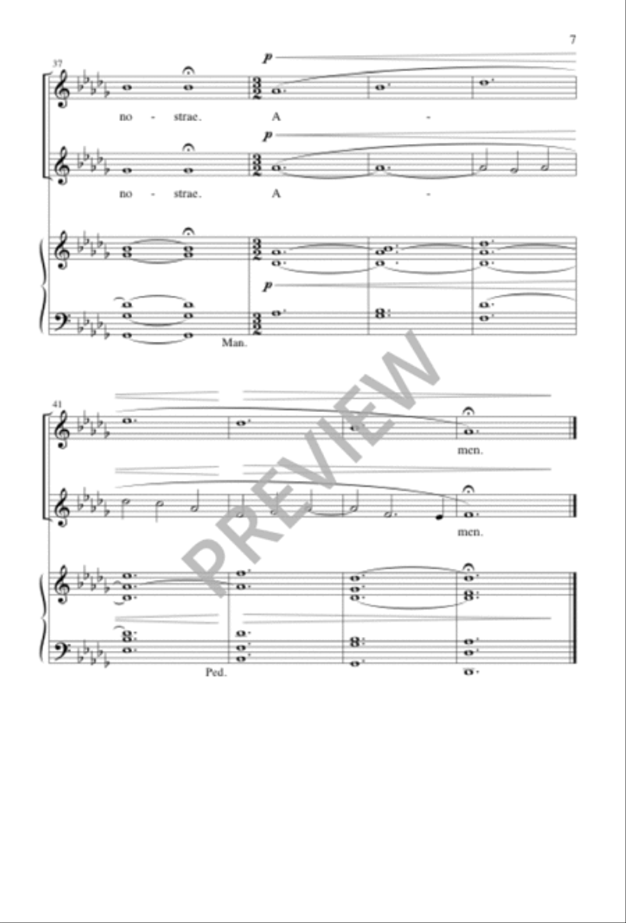 Ave Maria Choir scores gallery preview page 7