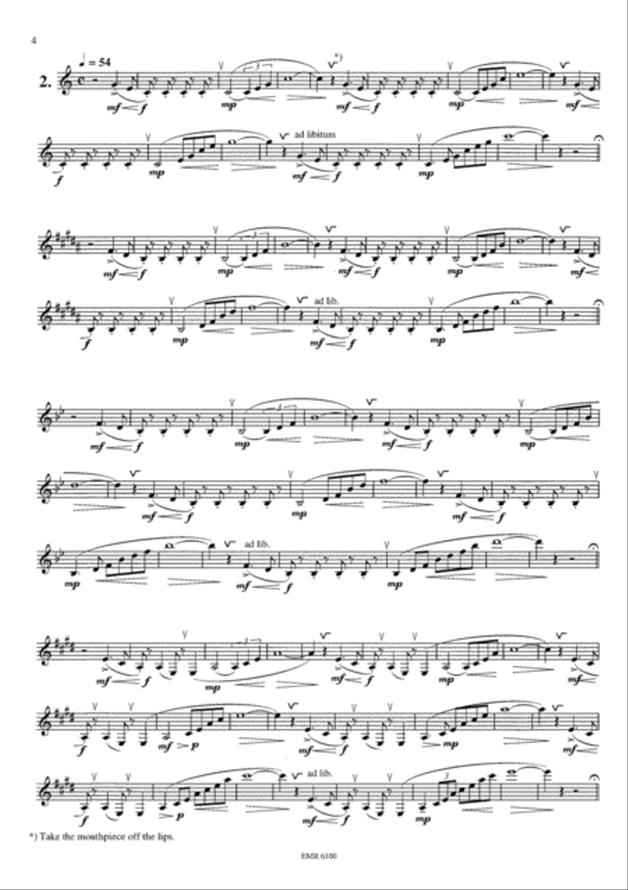 Sequences Sequences Trumpet Solo scores gallery preview page 4