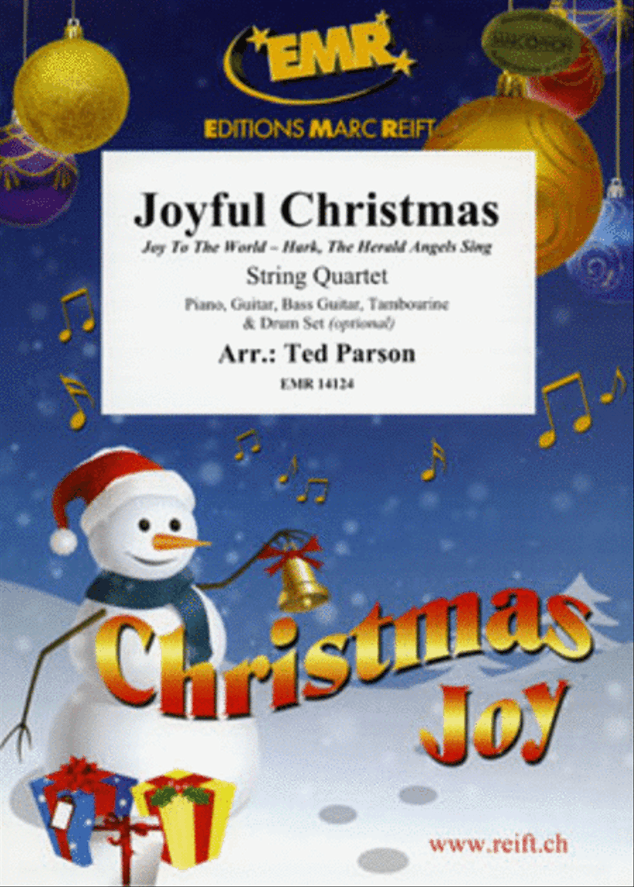 Joyful Christmas String Quartet scores gallery preview page 1