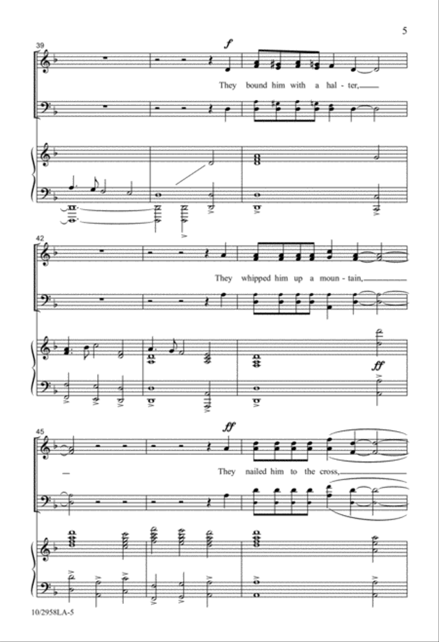 When Jesus Wept 4-Part scores gallery preview page 4