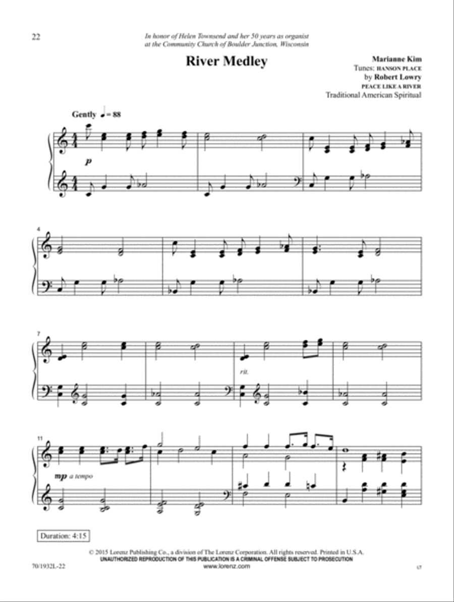 Jesus, Walk With Me Piano Solo scores gallery preview page 7