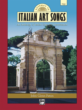 Book cover for Gateway to Italian Songs and Arias