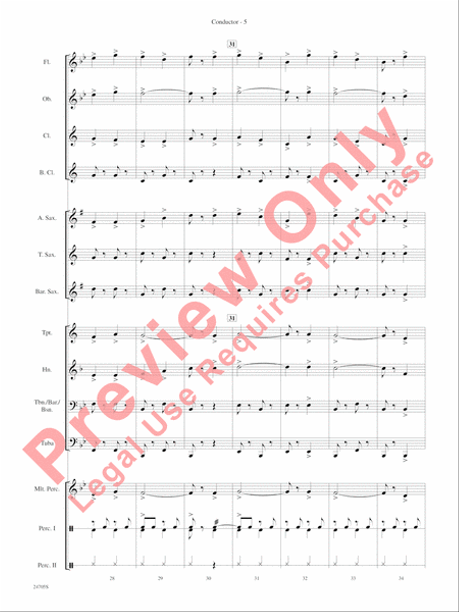 Belwin Beginning Band Kit #2 Concert Band scores gallery preview page 8