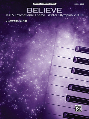 Book cover for Believe (Winter Olympics 2010)