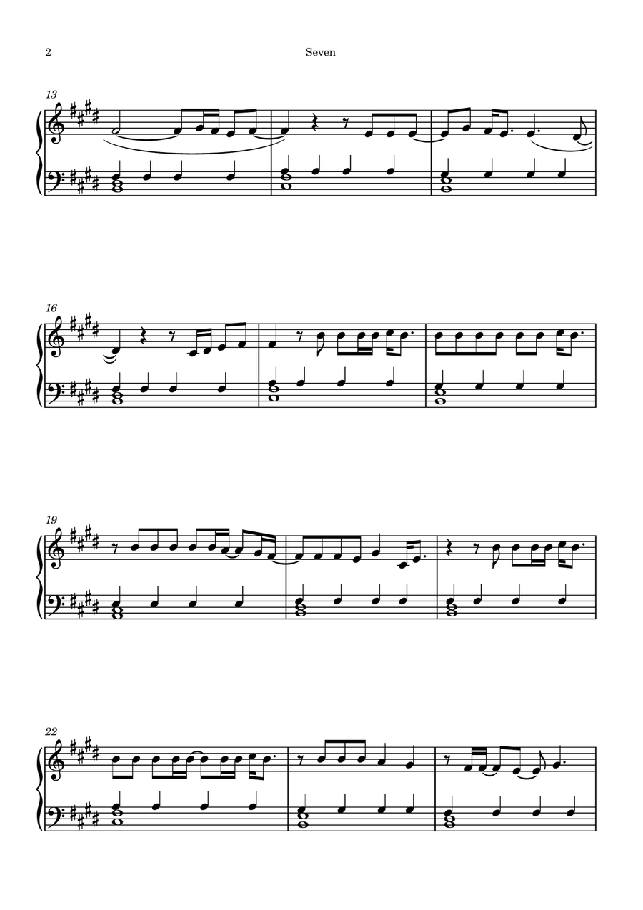 Seven Piano Solo scores gallery preview page 2