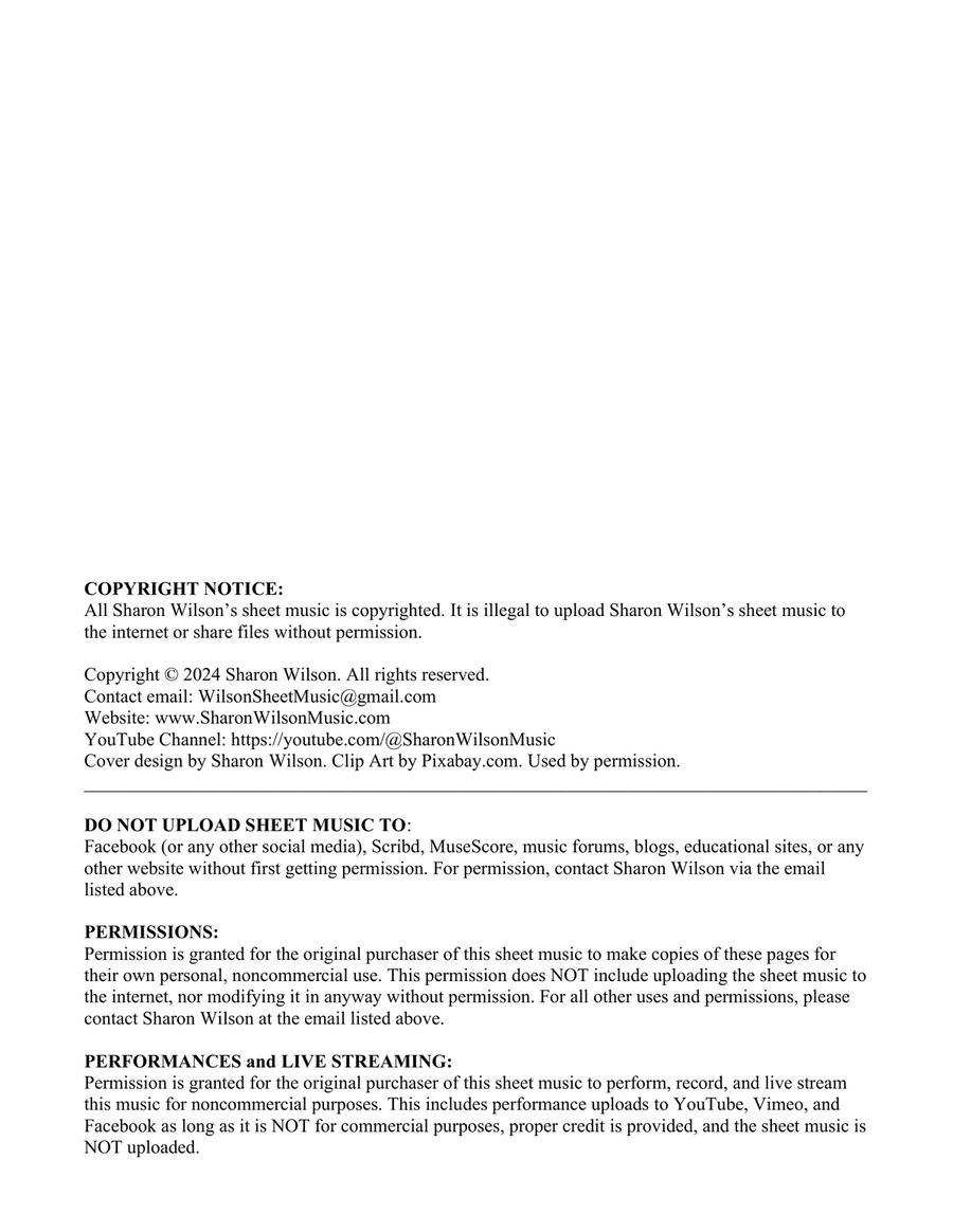 Let the Little Children Come (A Collection of LARGE PRINT, Two-page Arrangements for Solo Piano) Piano Solo scores gallery preview page 3