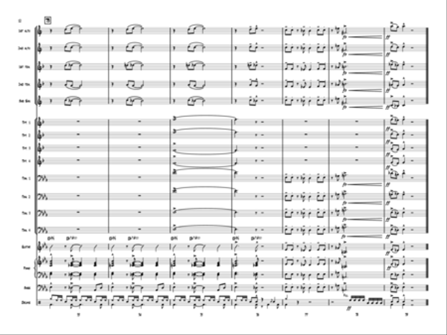 The Twelve Days of Christmas Jazz Ensemble scores gallery preview page 11
