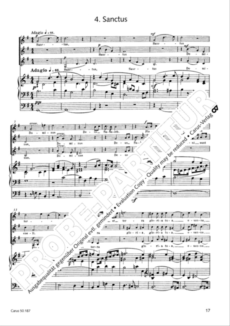 Mass in g minor SSA scores gallery preview page 18