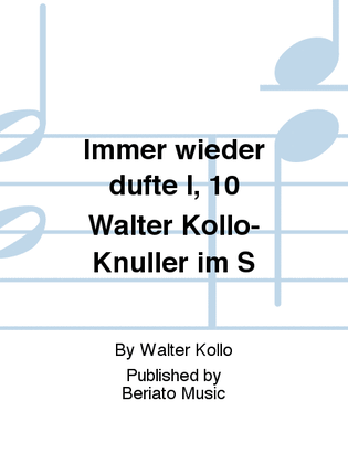 Immer wieder dufte I, 10 Walter Kollo-Knüller im S