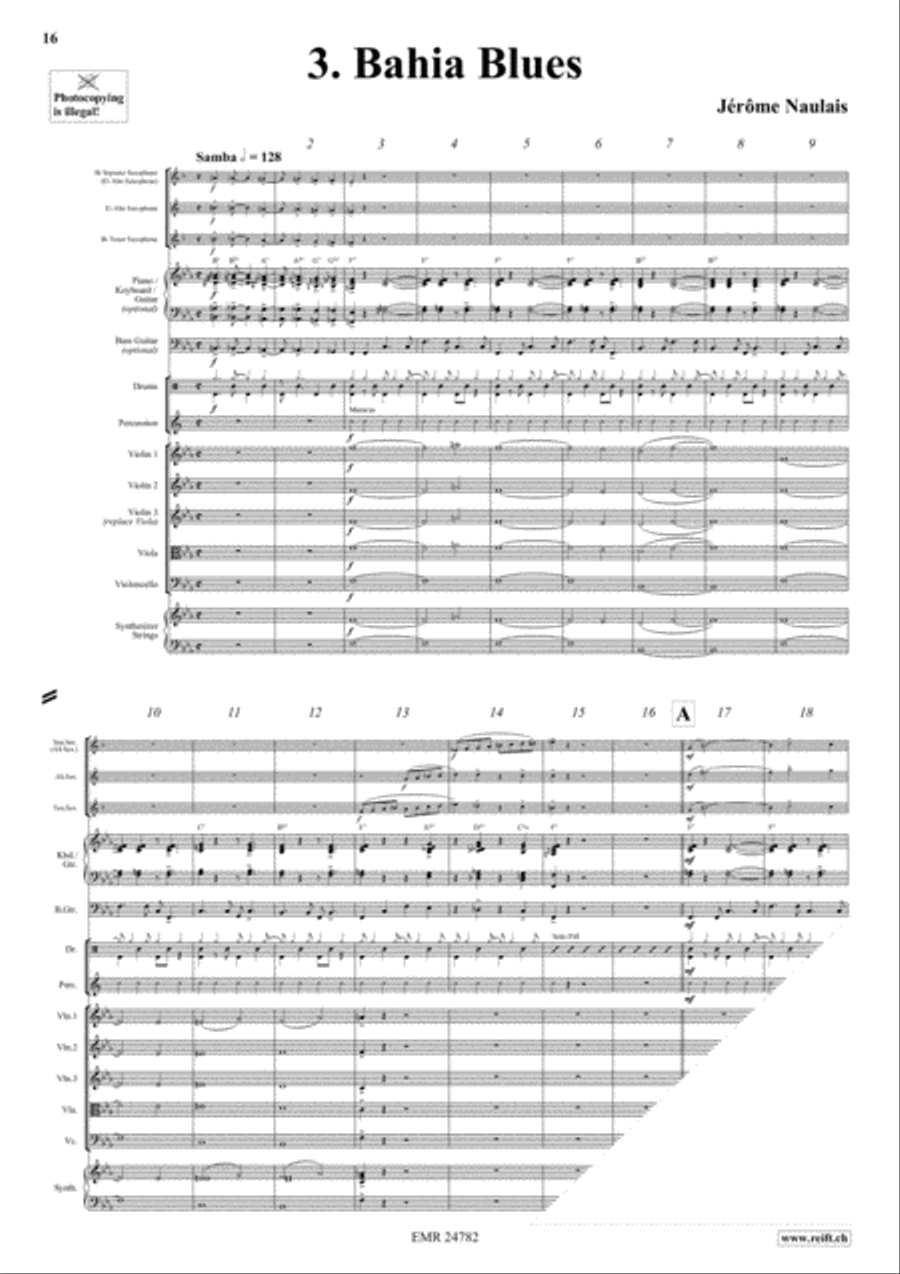 Play With Your Band Volume 1 Saxophone Ensemble scores gallery preview page 6