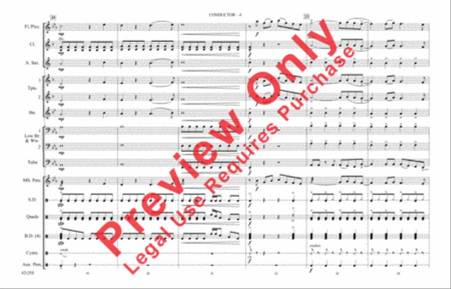Still into You Marching Band scores gallery preview page 5