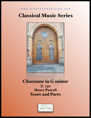 Book cover for Chaconne in G minor for Strings