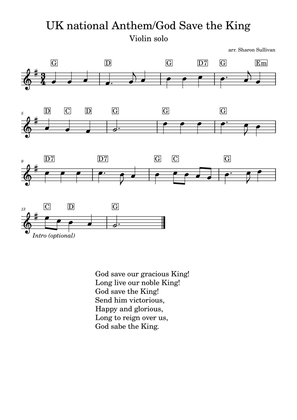 UK National Anthem/God Save the King