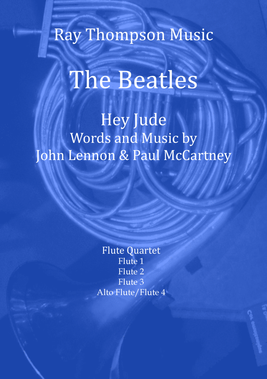 Hey Jude by The Beatles Flute Quartet - Digital Sheet Music